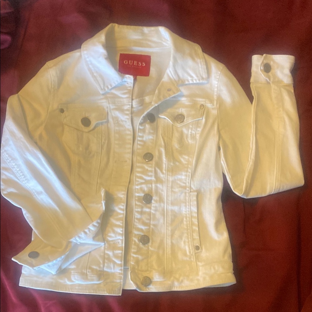 GUESS| White Denim Jacket